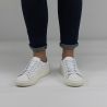 Chaussures Baskets Patrizia Pepe logo blanc céleste 2V7044 A483