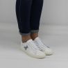 Chaussures Baskets Patrizia Pepe logo blanc céleste 2V7044 A483