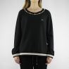 Sweatshirt Liu Jo Sport Debora black with pearls