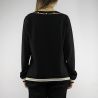Sweatshirt-Liu Jo Sport-Debora schwarz mit perlen