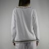 Sweat-shirt Liu Jo Sport Debora blanc avec perles