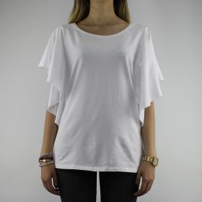 T-shirt Liu Jo Sport bianca con perle T18116