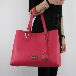 Bolsa de compras de Liu Jo Tote Hawaii rojo cereza N18145 E0502