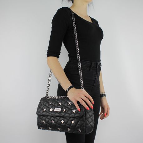 Shoulder bag m crossbody california with stars black N18234 E0010