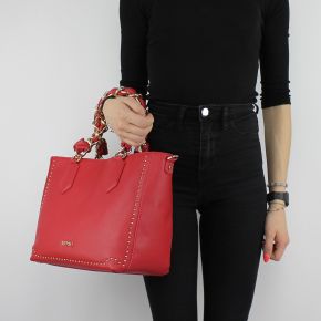 Shopping bag Liu Jo Tote Lovely You red cherry A18020 E0010