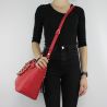 Shopping bag Liu Jo Tote Lovely You red cherry A18020 E0010