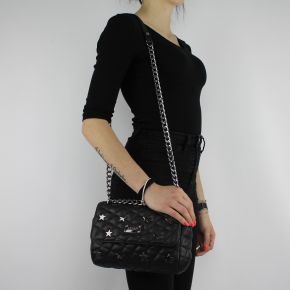 Bolsa de hombro s crossbody de california-negro con estrellas N18235 E0010