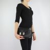 Bolso de hombro de Liu Jo CrossBody Ticino negro talla S A68032 E0007