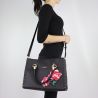 Borsa bauletto Satchel Zip Dock with embroidery Liu Jo black size M A68045 E0022