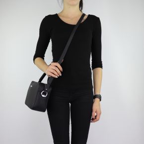 Bolso de hombro de Liu Jo CrossBody Manhattan negro talla S A68092 E0011