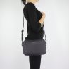 Bolso de hombro de Liu Jo CrossBody Manhattan negro talla S A68092 E0011