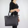 Bolsa de compras de Liu Jo Tote Manhattan negro talla L A68094 E0011