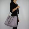 Bolsa de compras de Liu Jo Tote Piave gris talla M A68111 E0027