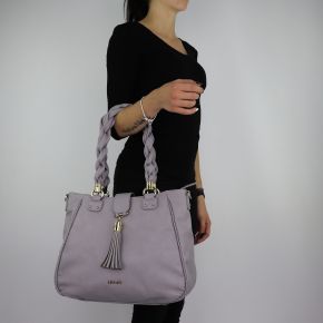 Bolsa de compras de Liu Jo Tote Piave gris talla M A68111 E0027