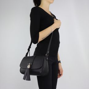 Shoulder bag Liu Jo Saddle Piave black size S A68117 E0027