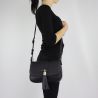 Bolso de hombro de Liu Jo Silla Piave negro talla S A68117 E0027