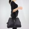 Bolsa de compras de Liu Jo Satchel Piave negro talla M A68113 E0027