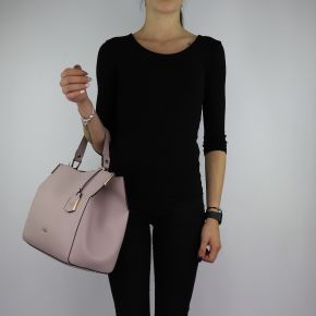 Borsa Bauletto Liu Jo poignée supérieure de l'Île rose pâle taille L A68002 E0087