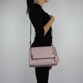 Bolso de hombro de Liu Jo Crossbody de la Isla de rubor rosa talla S A68005 E0087