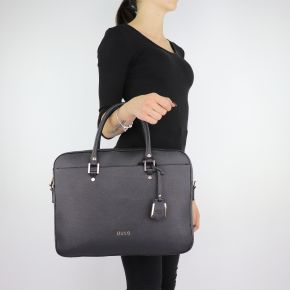 Tasche ordner Liu Jo Briefcase insel schwarz größe L A68008 E0087