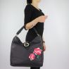 Shoulder bag Liu Jo Hobo the Dock with embroidery black size L A68035 E0006