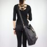 Shoulder bag Liu Jo Hobo the Dock point chenille black size L A68035 E0022