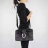 Hand bag and shoulder bag Crossbody Dock with feathers black size M A68039 E0007