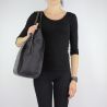 Bolsa de compras de Liu Jo Tote Alegría negro talla L A68046 E0033