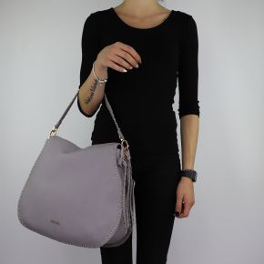 Sac à bandoulière Liu Jo Hobo Joie gris taille L A68051 E0033