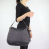 Sac à bandoulière Liu Jo Hobo Joie noir taille L A68051 E0033