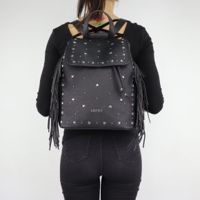 Rucksack Liu Jo Backpack Lima Fringes schwarz A68089 E0058