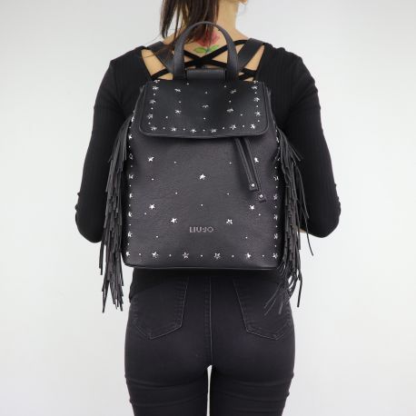 Backpack Liu Jo Backpack Lima Fringes black A68089 E0058