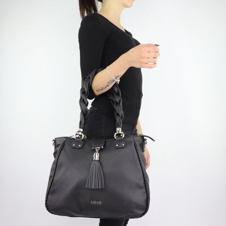 Shopping bag Liu Jo Tote Piave black size M A68111 E0027