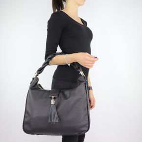 Tasche ein-Schulter-Liu Jo Piave schwarze A68115 E0027