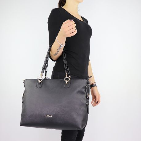 Sac Liu Jo Fourre-tout Barona noir taille L A68141 E0059