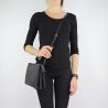 Bolso de hombro de Liu Jo Crossbody Manhattan negro talla S A68186 E0011