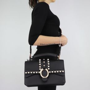 Borsa Liu Jo black pearls Crossbody Dock N68039 E0037