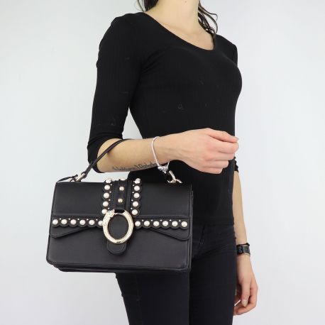 Hand bag and shoulder bag Crossbody Dock with pearls size M N68039 E0037
