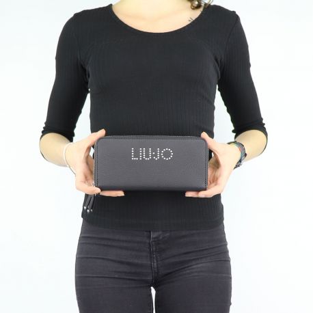 Wallet Liu Jo black Zip around Colorado N68201 E0037