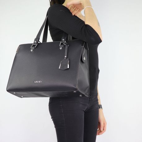 Shopping bag Liu Jo black Satchel Island N68011 E0033