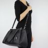 Tasche Liu Jo schwarze shopping-doppel-zip Satchel Insel N68012 E0033