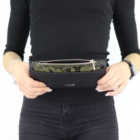 Wallet Liu jo black Bifold Duomo Python N68024 E0060